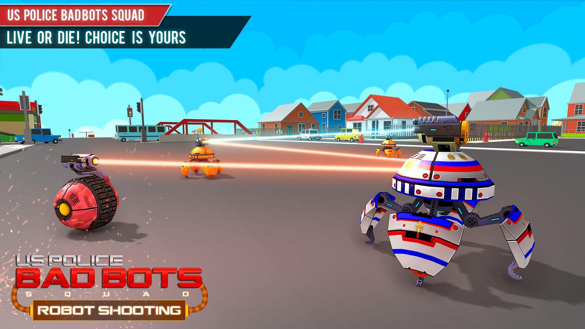 US Police Futuristic Robot Transform Shooting Game 2.0.4 Screenshot 8