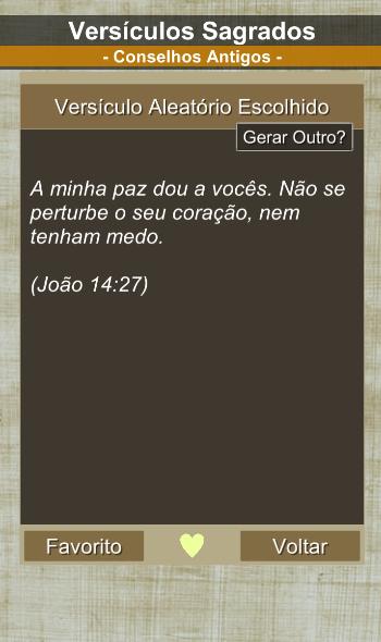 Versículos Sagrados - Conselhos da Bíblia Sagrada 1.09 Screenshot 3