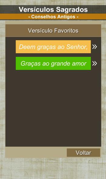 Versículos Sagrados - Conselhos da Bíblia Sagrada 1.09 Screenshot 4