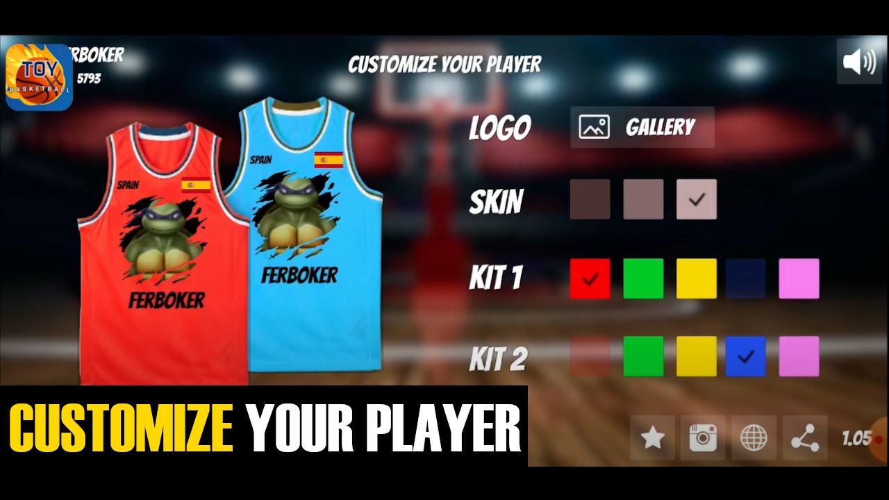 Toy Basketball 1.41 Screenshot 1