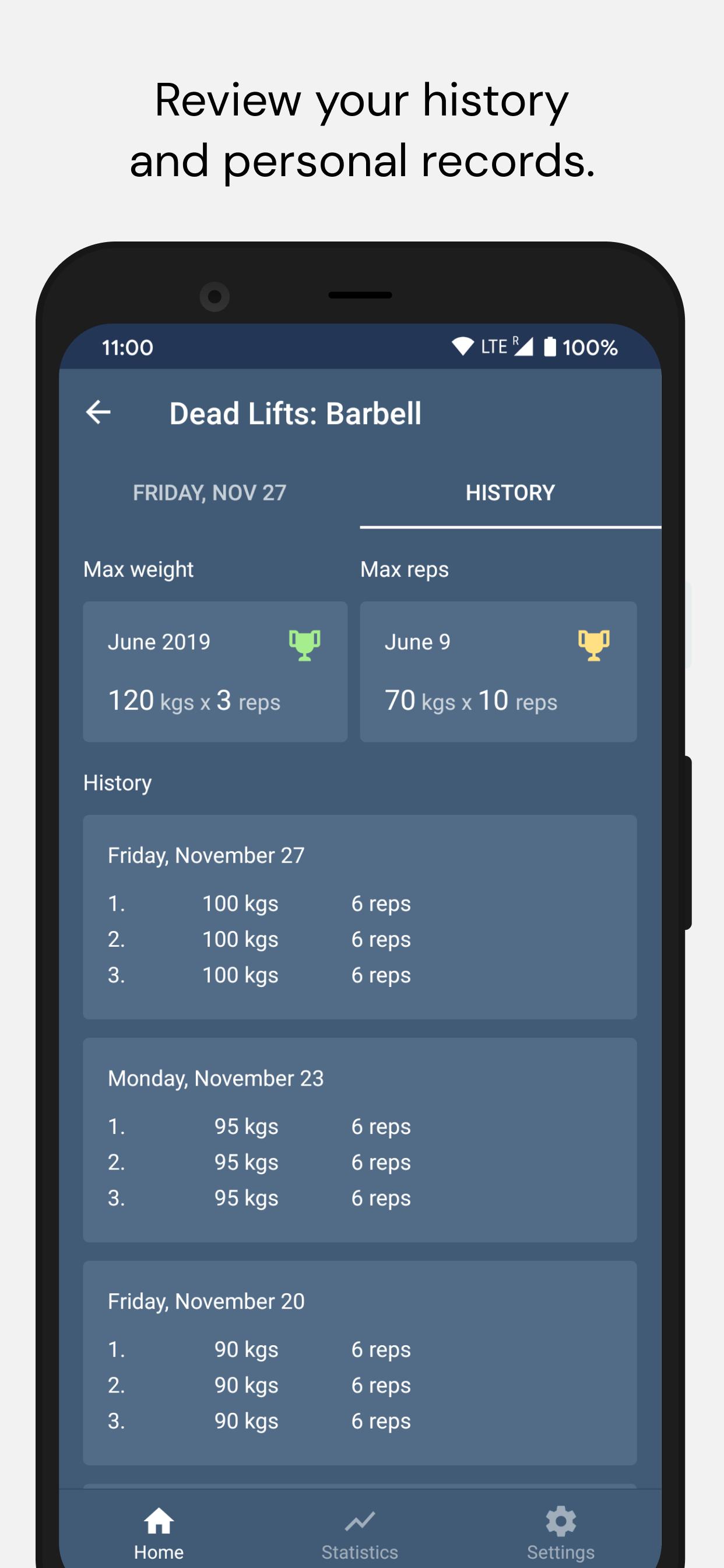 FitHero Gym Workout Tracker 0.11.2 Screenshot 3