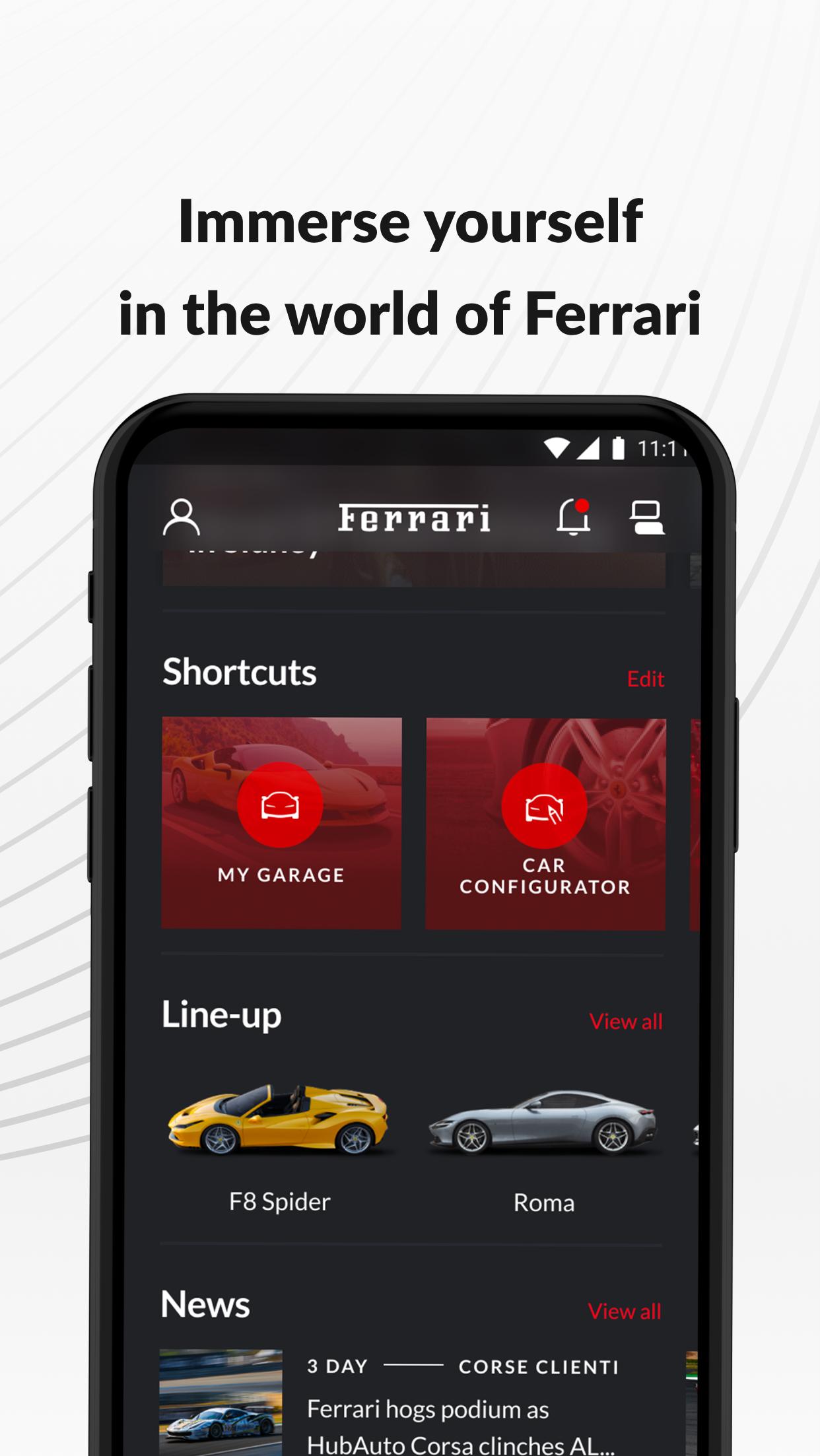 MyFerrari, the app especially for our clients 1.11.0 Screenshot 7