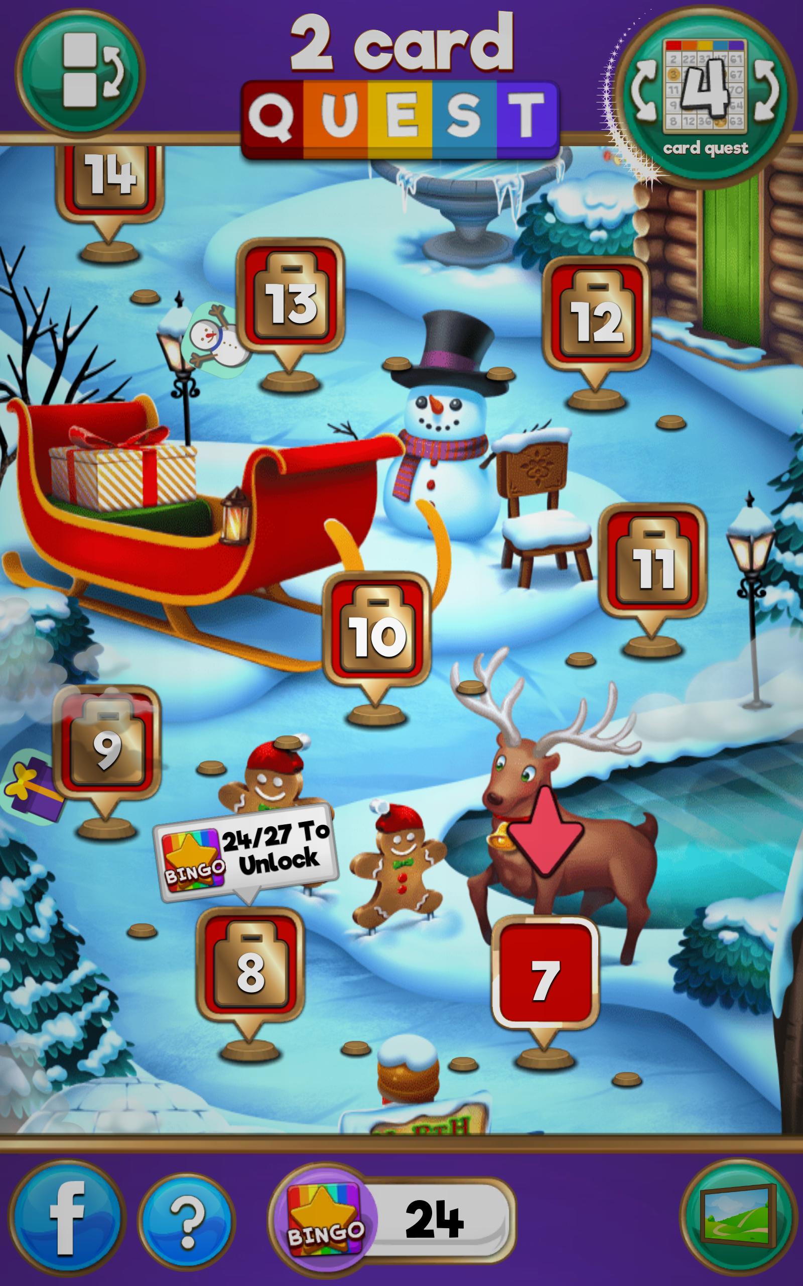 Bingo Quest Winter Wonderland Garden 1.56 Screenshot 13