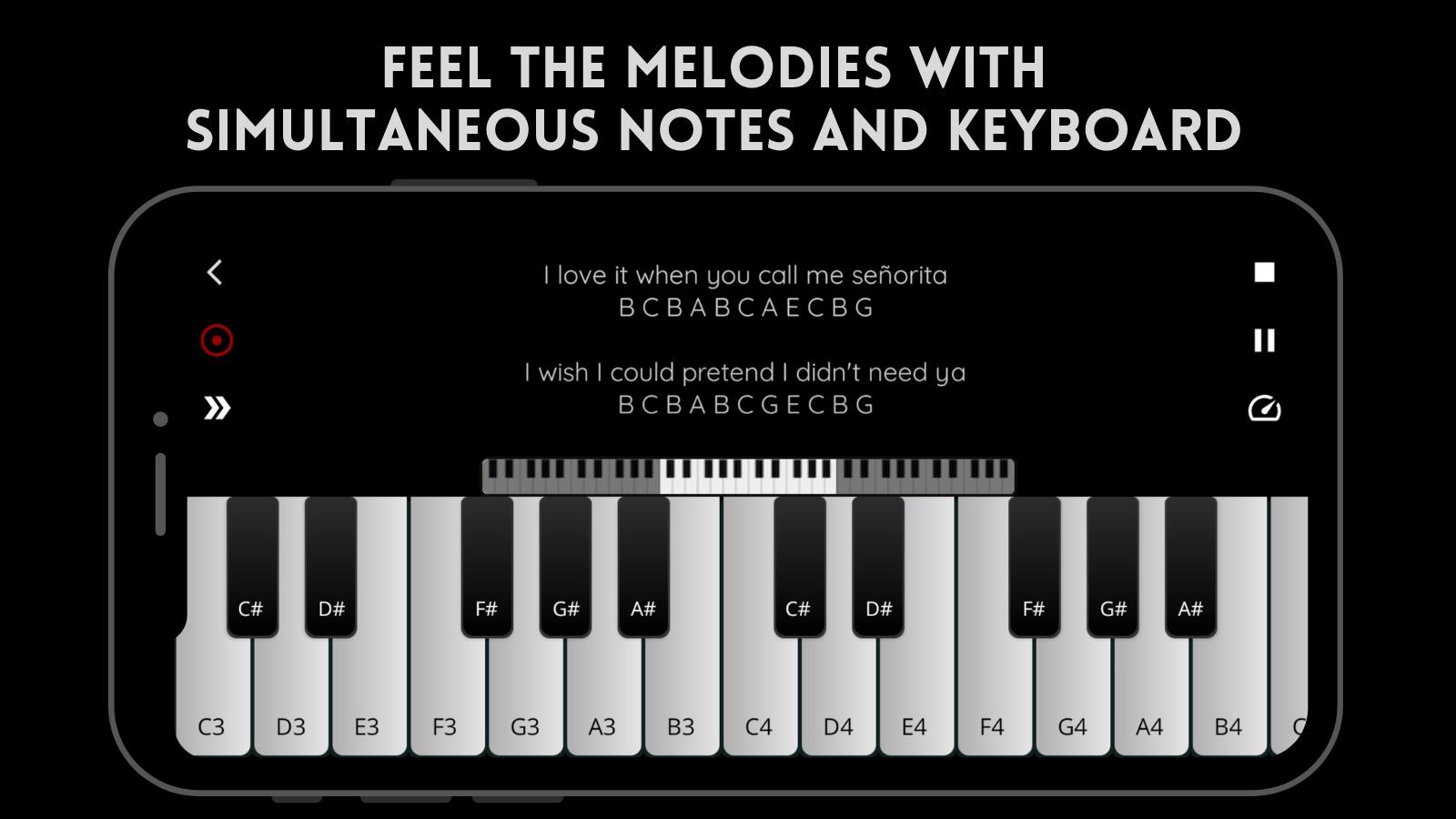 Play Piano Melodies | Piano Notes | Keyboard 3.0.1 Screenshot 1