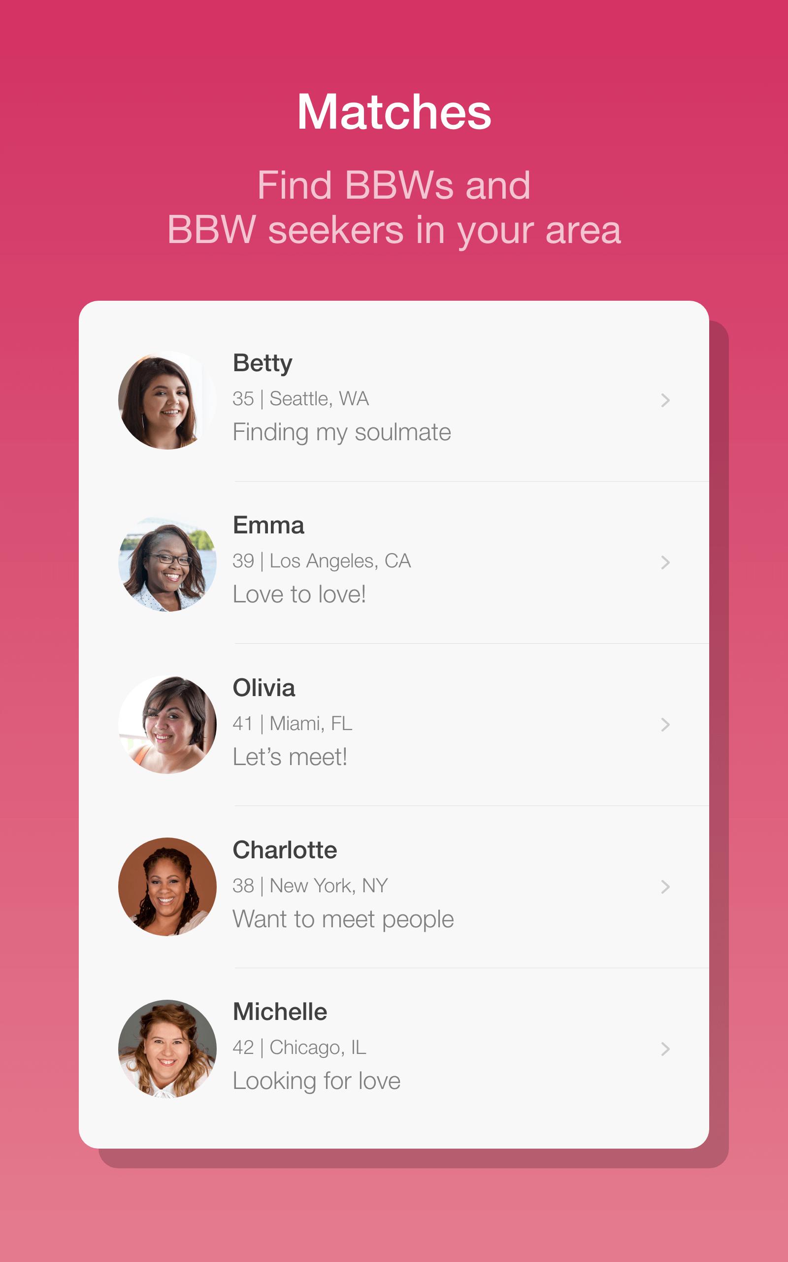 BBW Romance Dating App 1.5.69 Screenshot 11