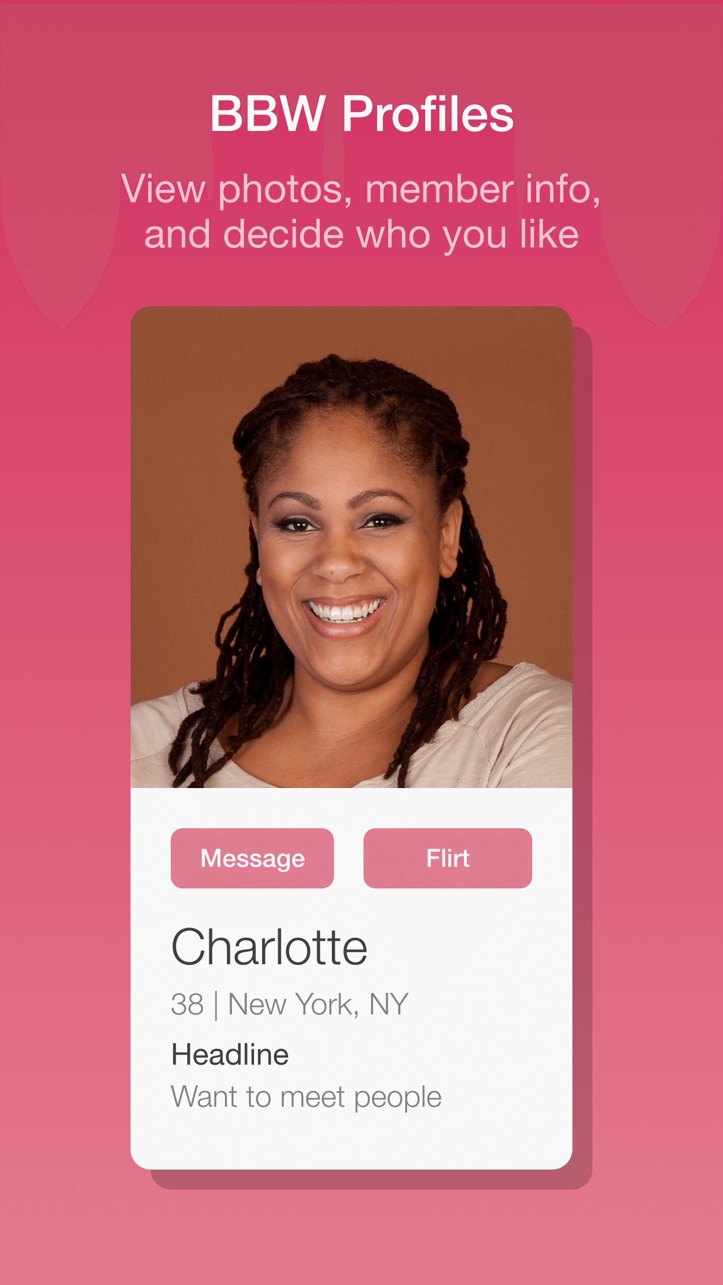BBW Romance Dating App 1.5.69 Screenshot 3