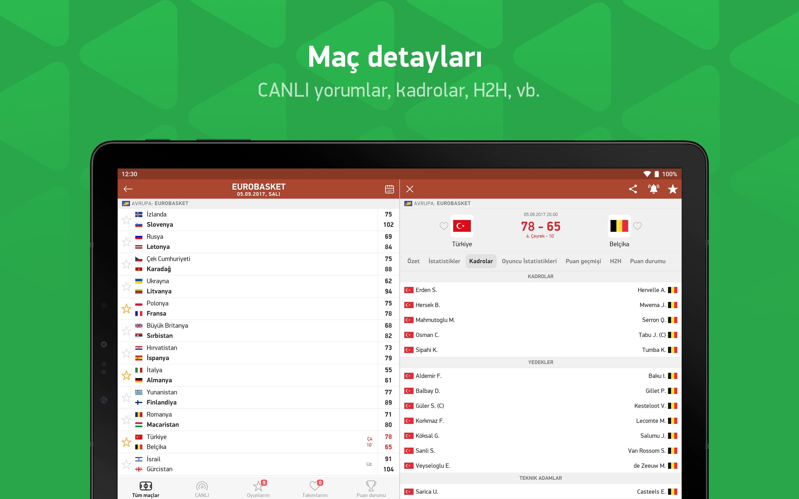 FlashScore Türkiye 3.12.5 Screenshot 9