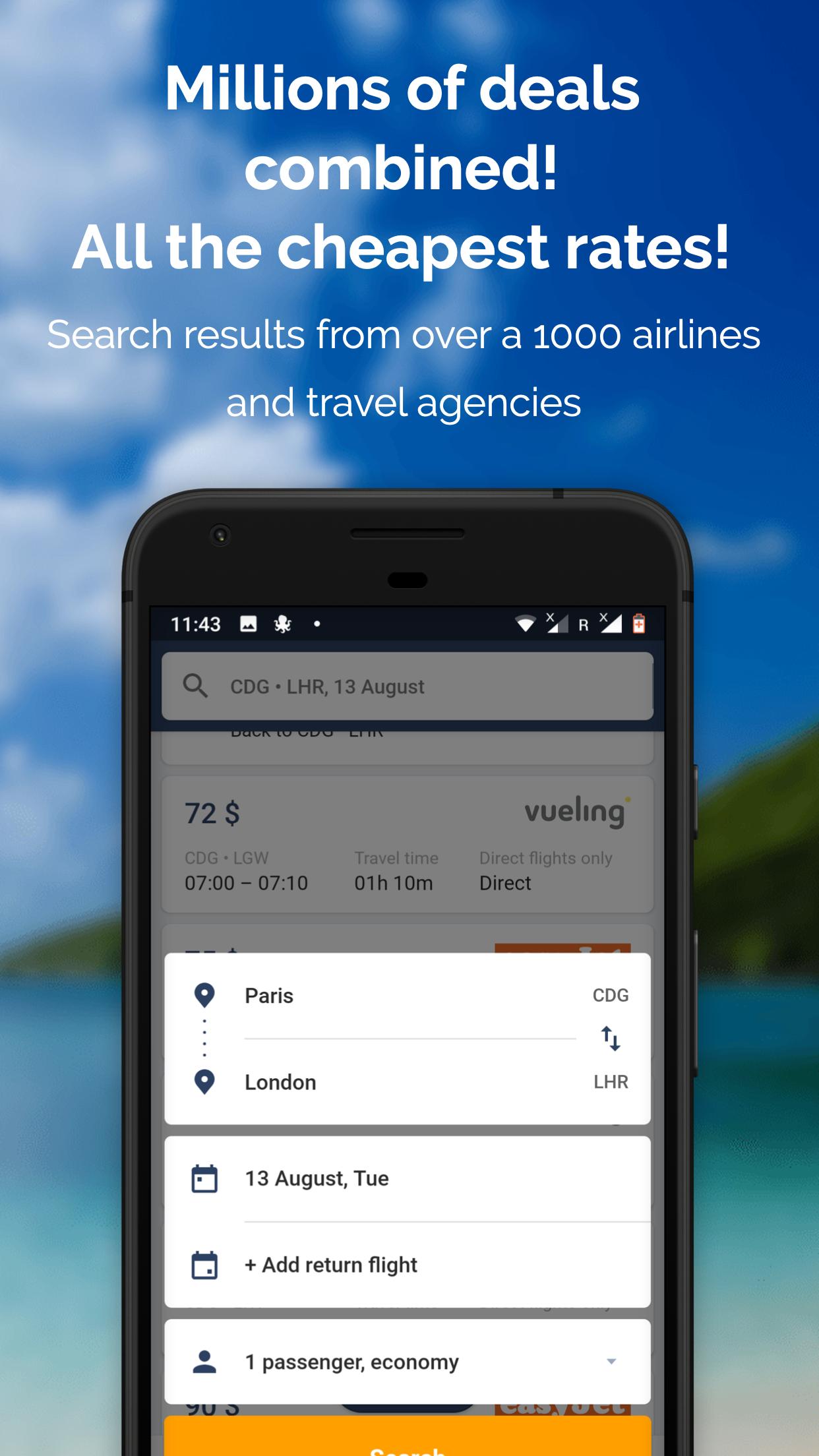 Flight & Hotel Guru — Cheap Flights and Hotels 2.0 Screenshot 3