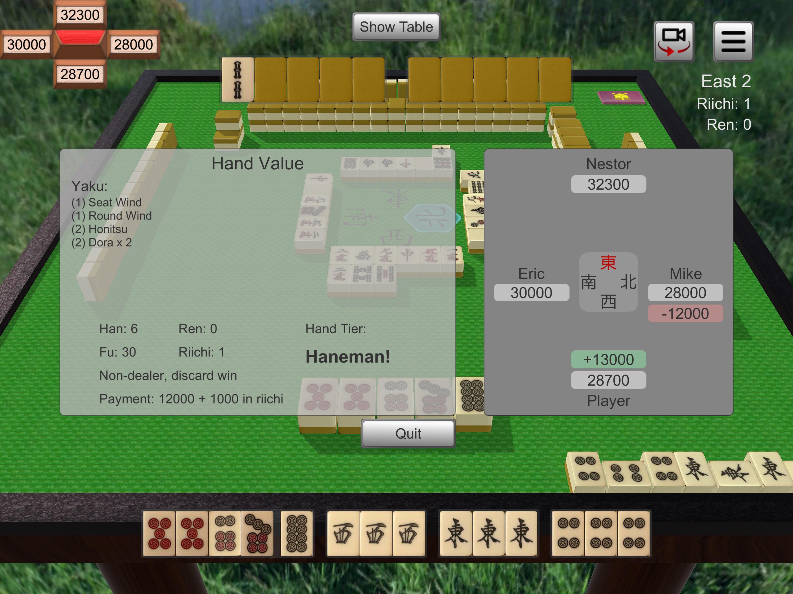 Riichi Mahjong 0.5.1 Screenshot 10