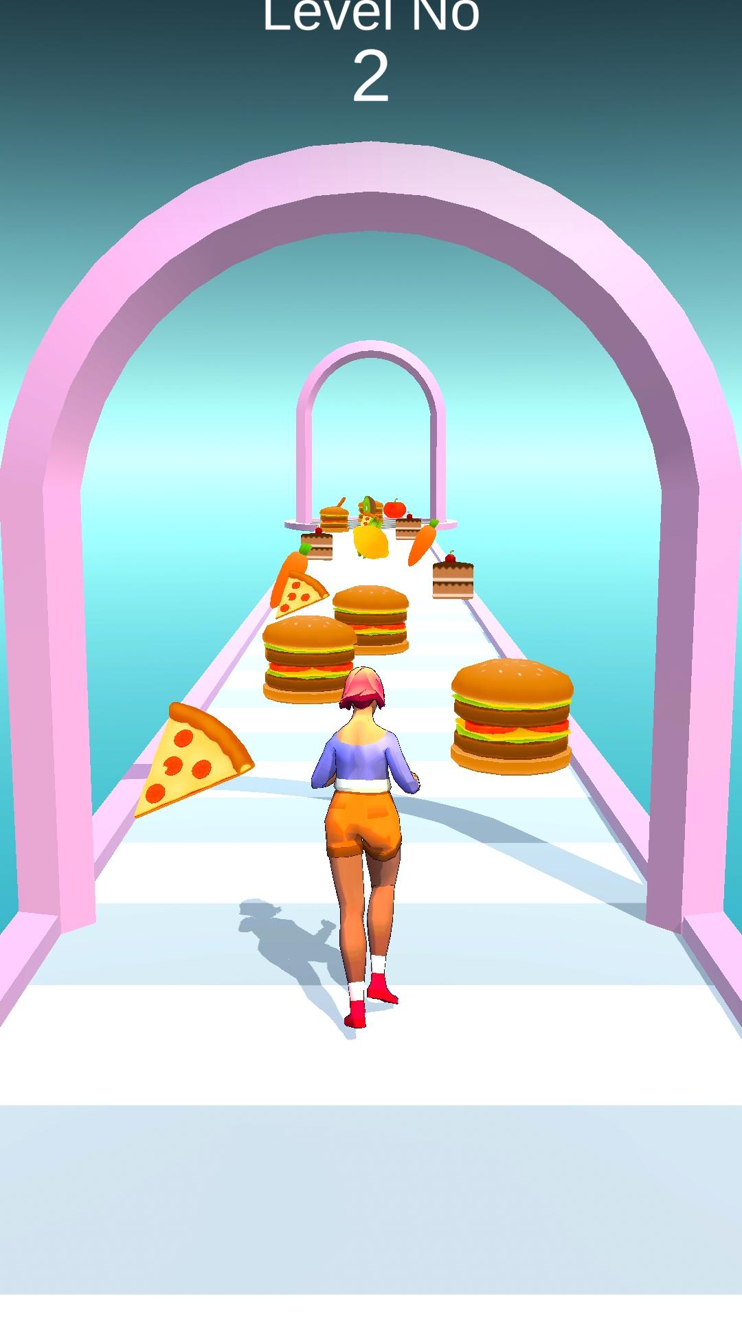 Body fat race 2 fit girl game food racer runner 1 Screenshot 11