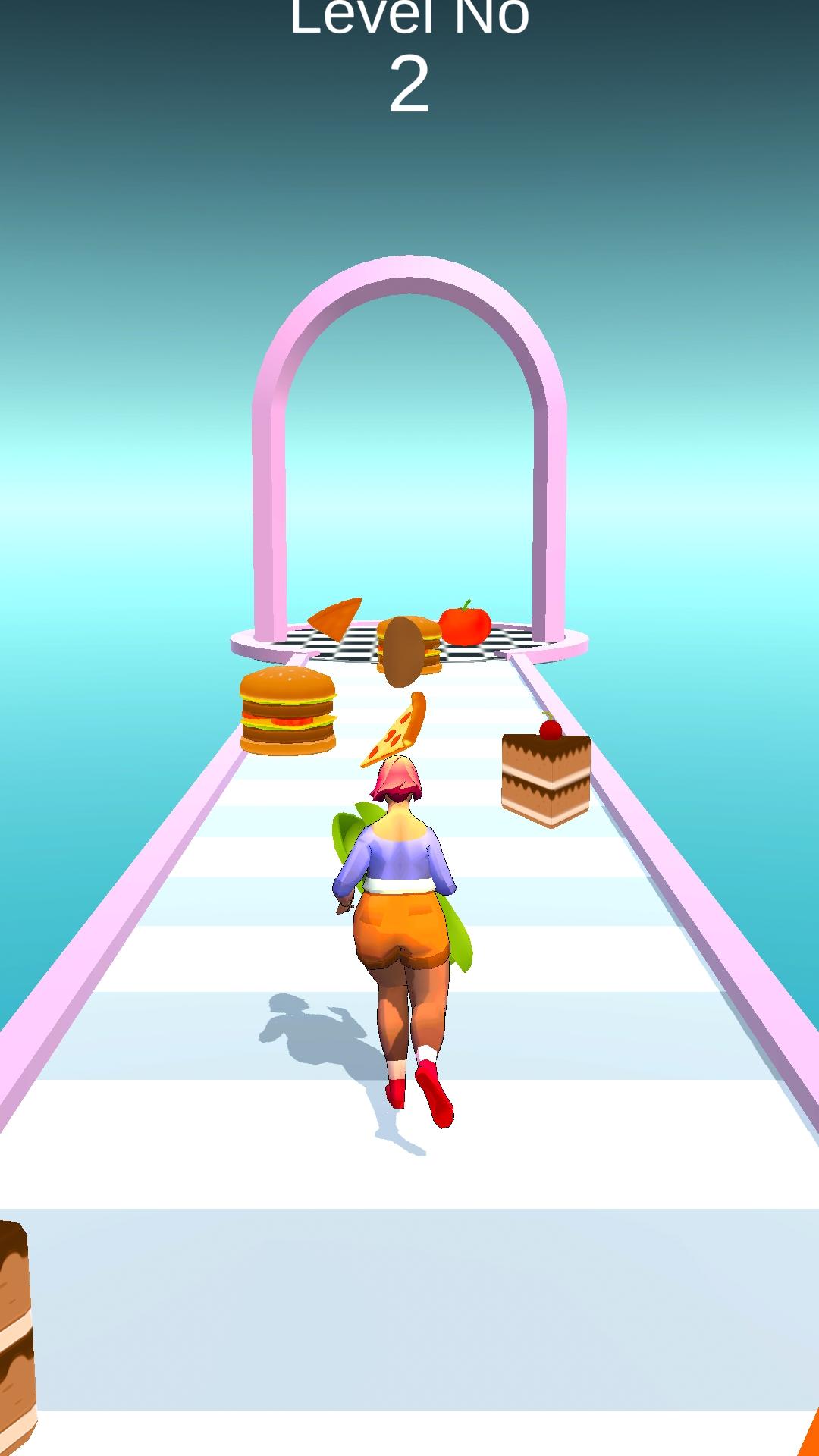 Body fat race 2 fit girl game food racer runner 1 Screenshot 13