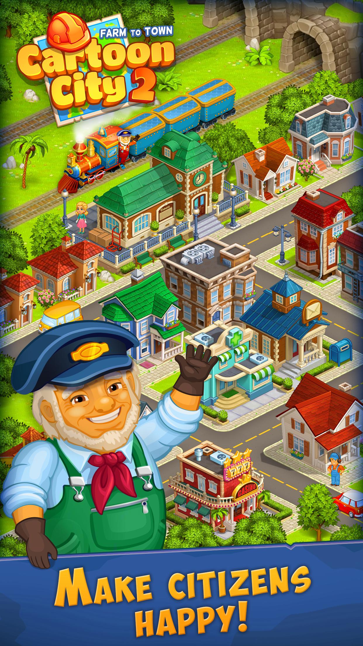 Cartoon City 2 Farm to Town.Build your home,house 1.78 Screenshot 14