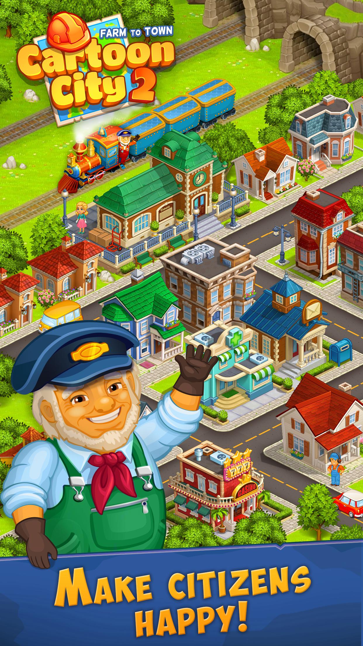 Cartoon City 2 Farm to Town.Build your home,house 1.78 Screenshot 7