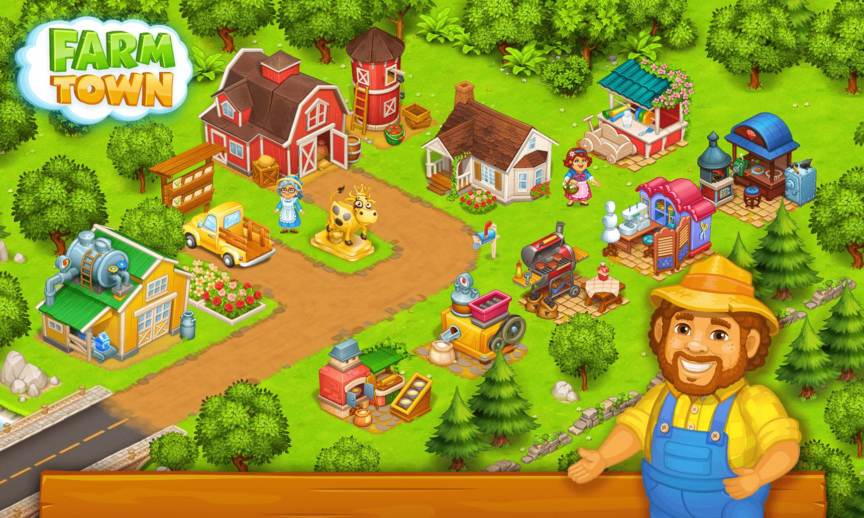 Farm Town Happy farming Day & food farm game City 3.41 Screenshot 14