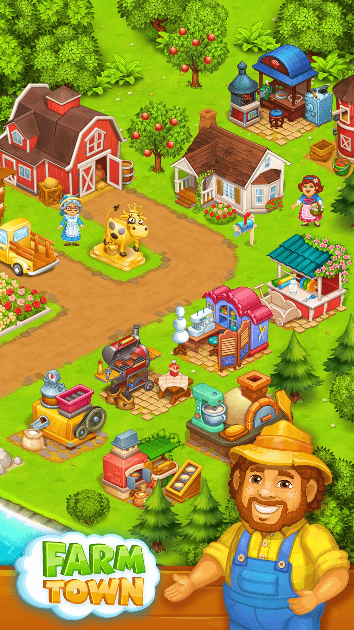 Farm Town Happy farming Day & food farm game City 3.41 Screenshot 18