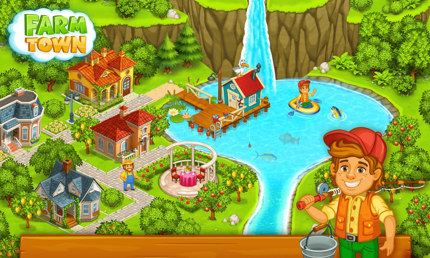 Farm Town Happy farming Day & food farm game City 3.41 Screenshot 23
