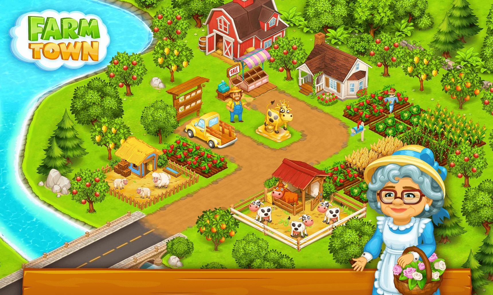 Farm Town Happy farming Day & food farm game City 3.41 Screenshot 5