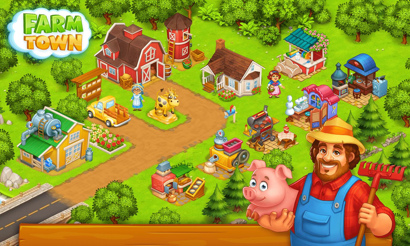 Farm Town: Happy village near small city and town 3.41 Screenshot 14