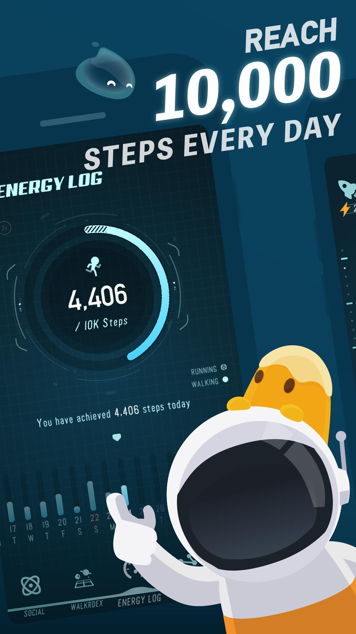 Walkr Fitness Space Adventure 5.5.2.1 Screenshot 1