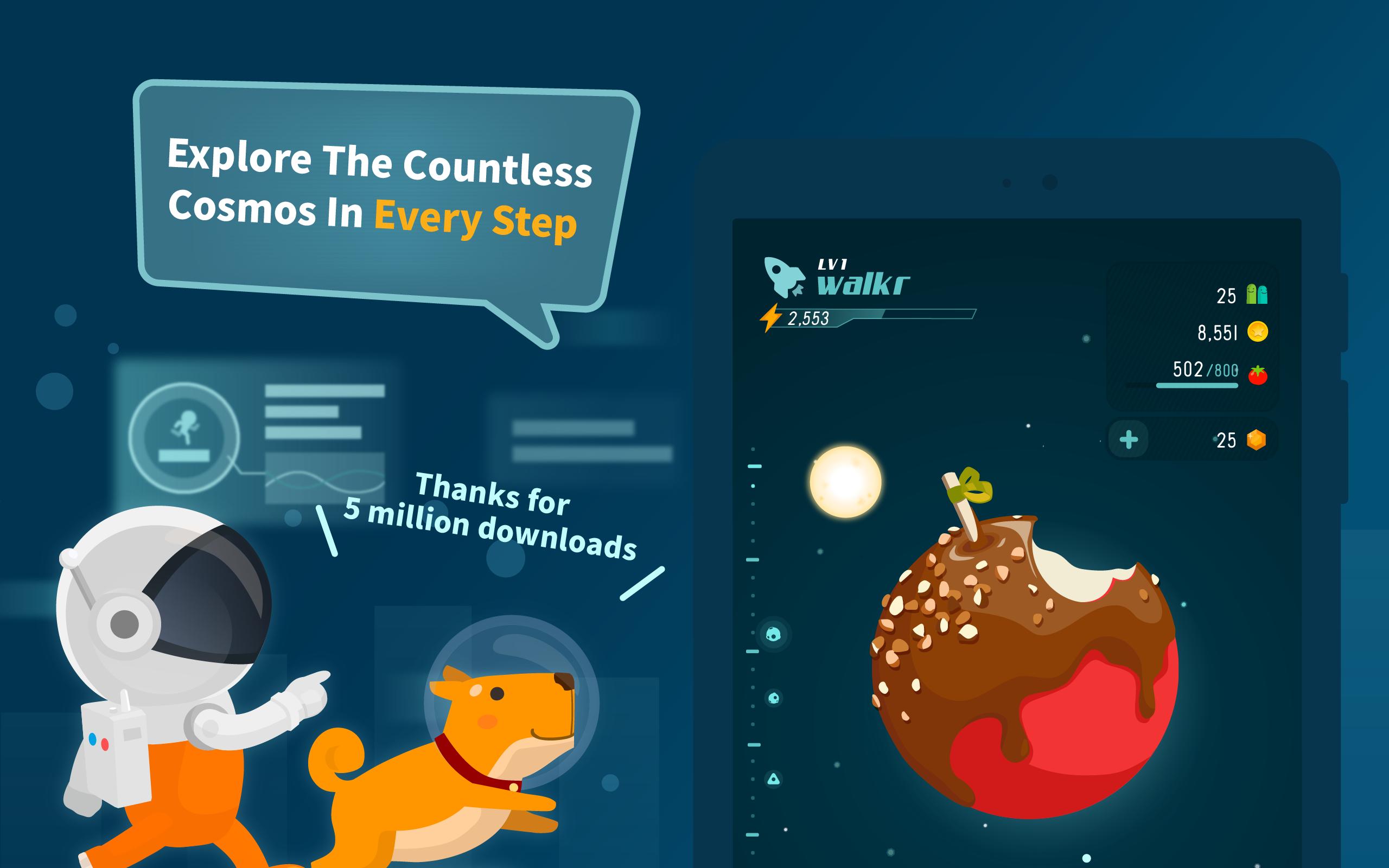 Walkr Fitness Space Adventure 5.5.2.1 Screenshot 15