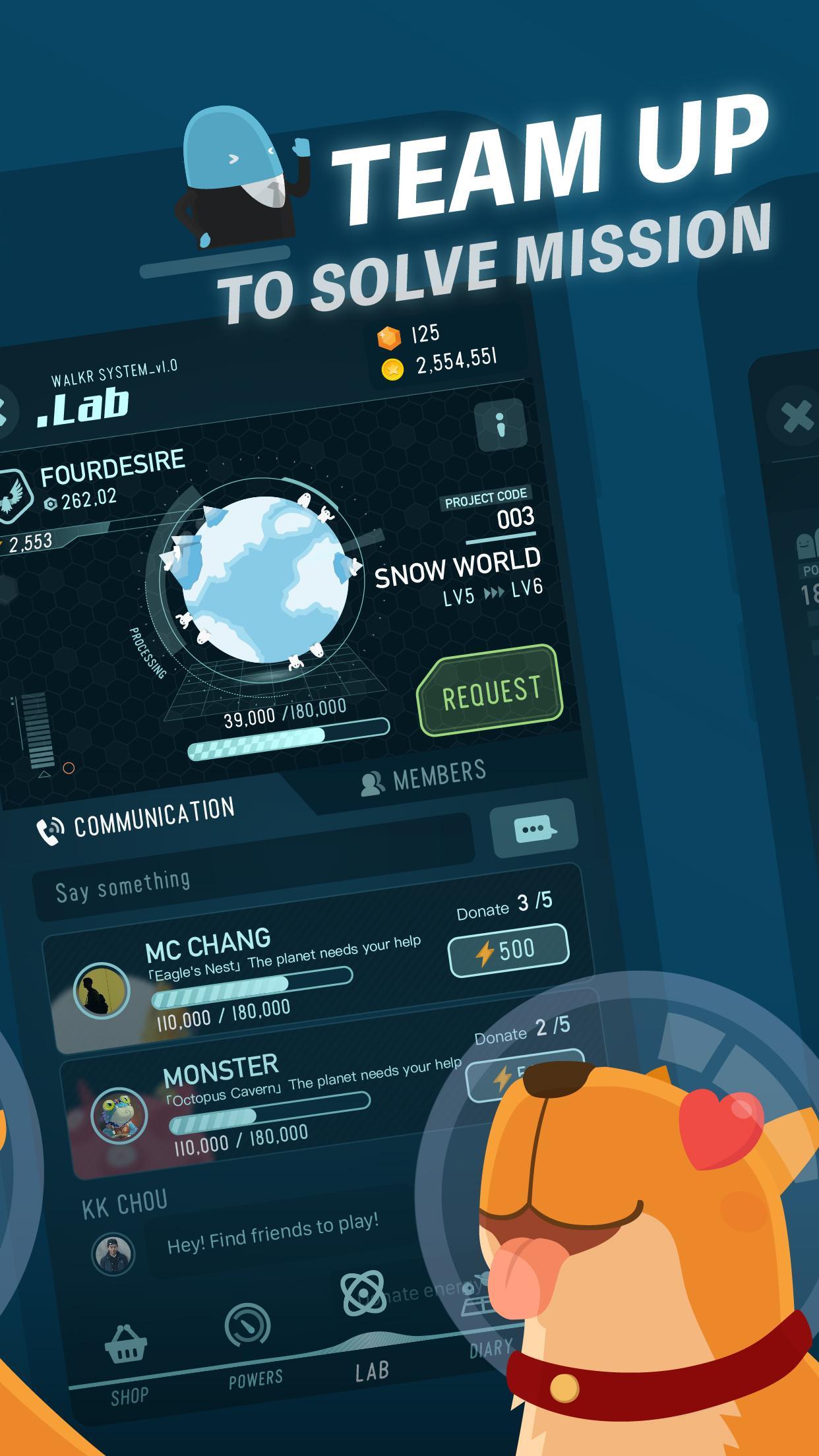 Walkr Fitness Space Adventure 5.5.2.1 Screenshot 3