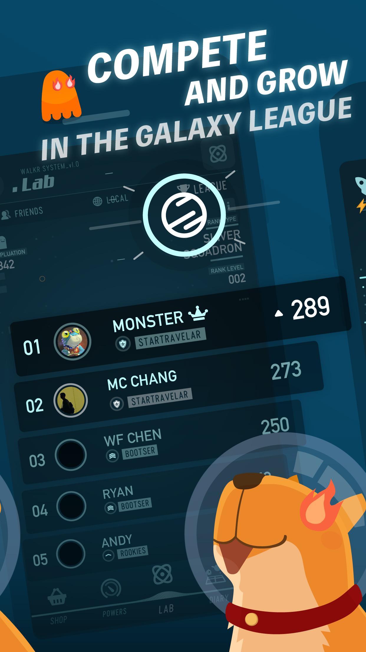 Walkr Fitness Space Adventure 5.5.2.1 Screenshot 4