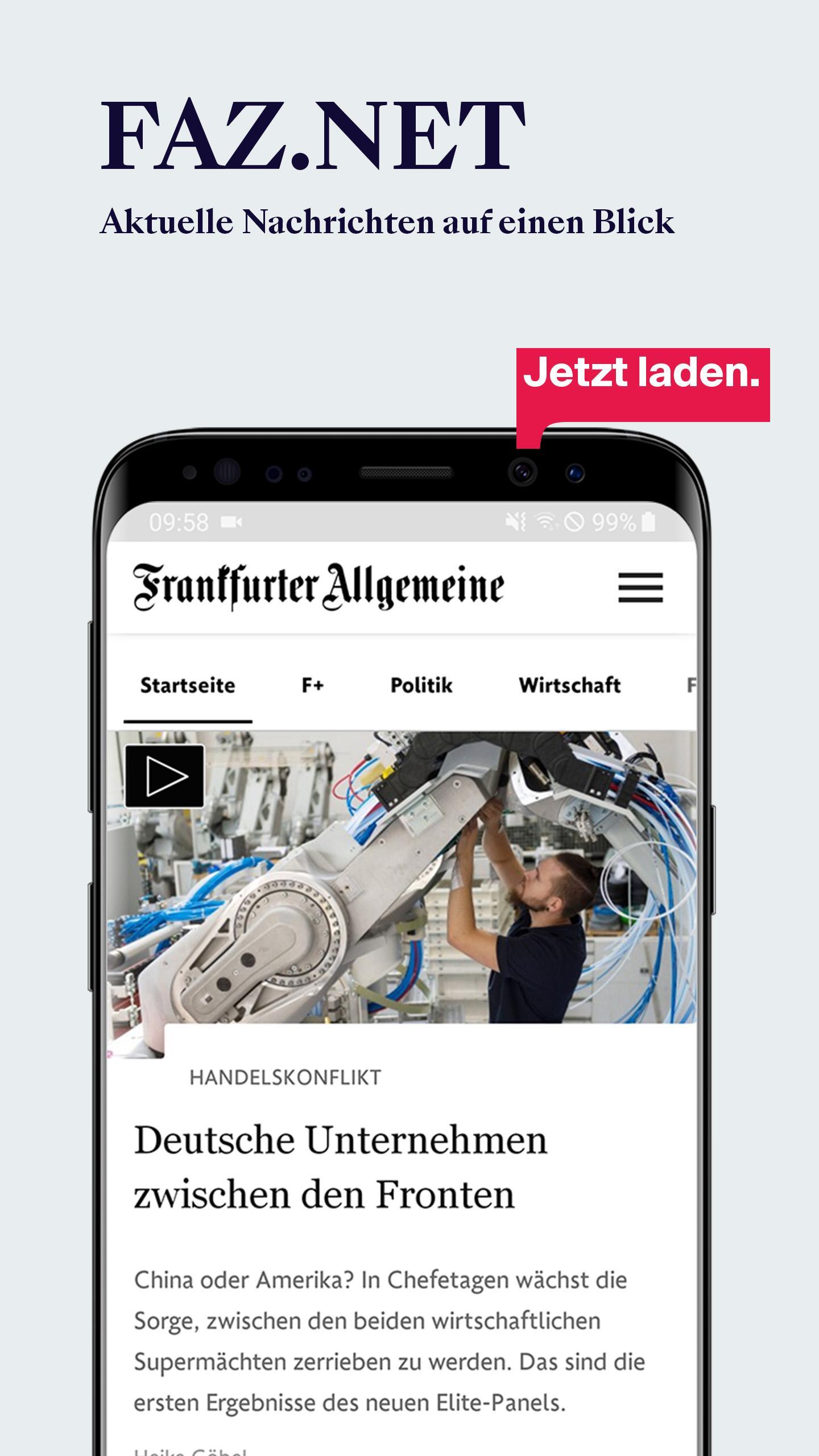 FAZ.NET Nachrichten App 10.21.0 Screenshot 1