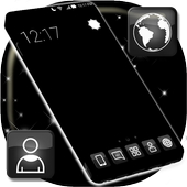 Black Theme Launcher app icon