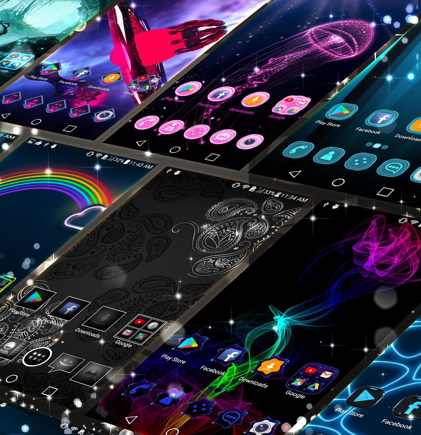 Black Theme Launcher 1.296.1.184 Screenshot 2