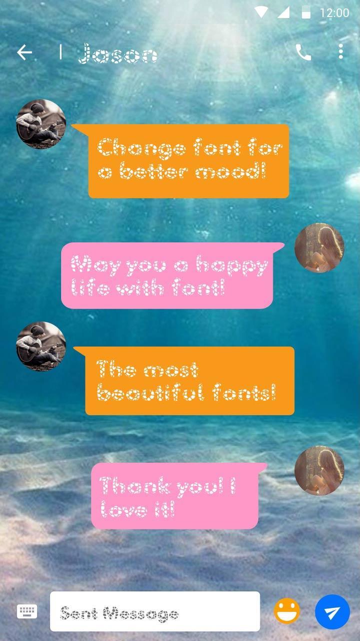 H20 Font Font for FlipFont , Cool Fonts Text Free 38.0 Screenshot 2