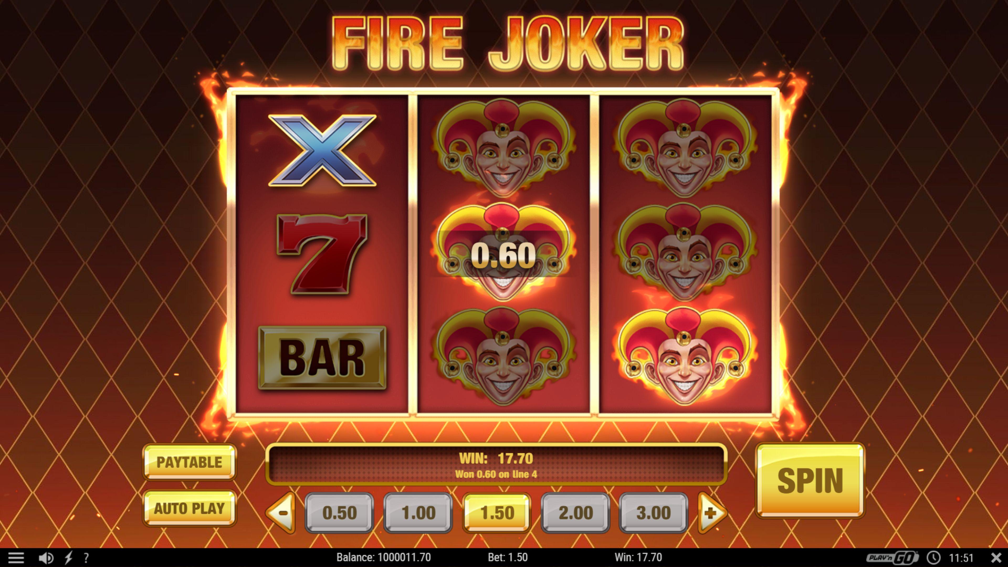 Fire Joker 1.0 Screenshot 1