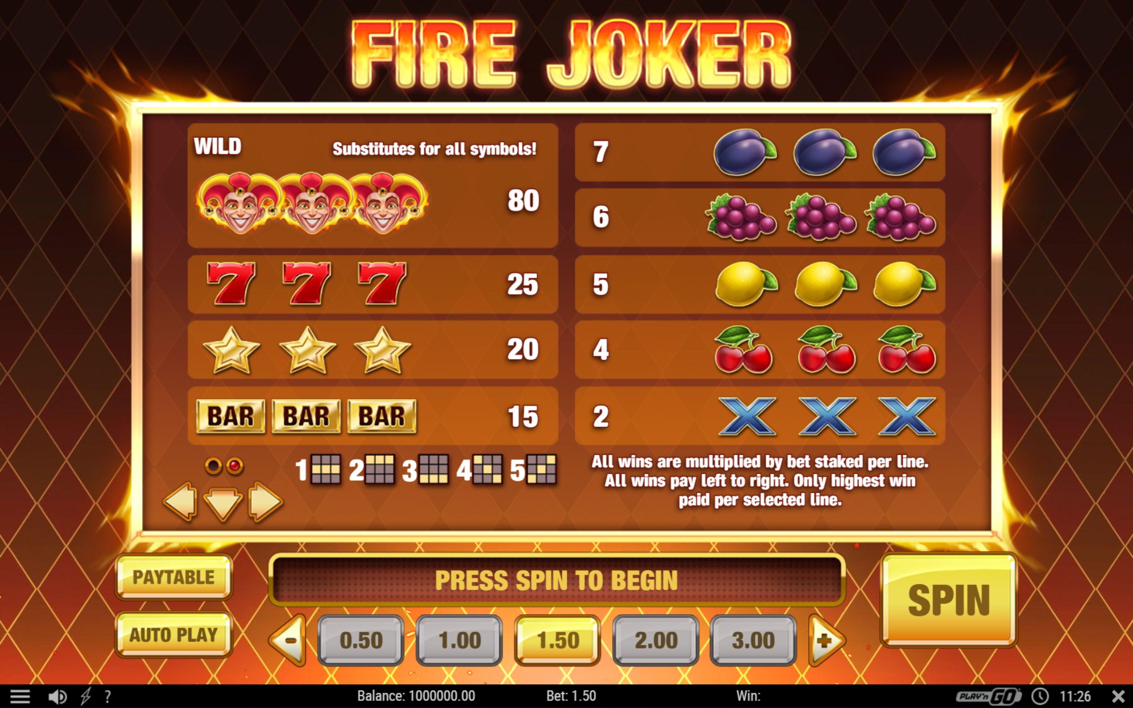 Fire Joker 1.0 Screenshot 12