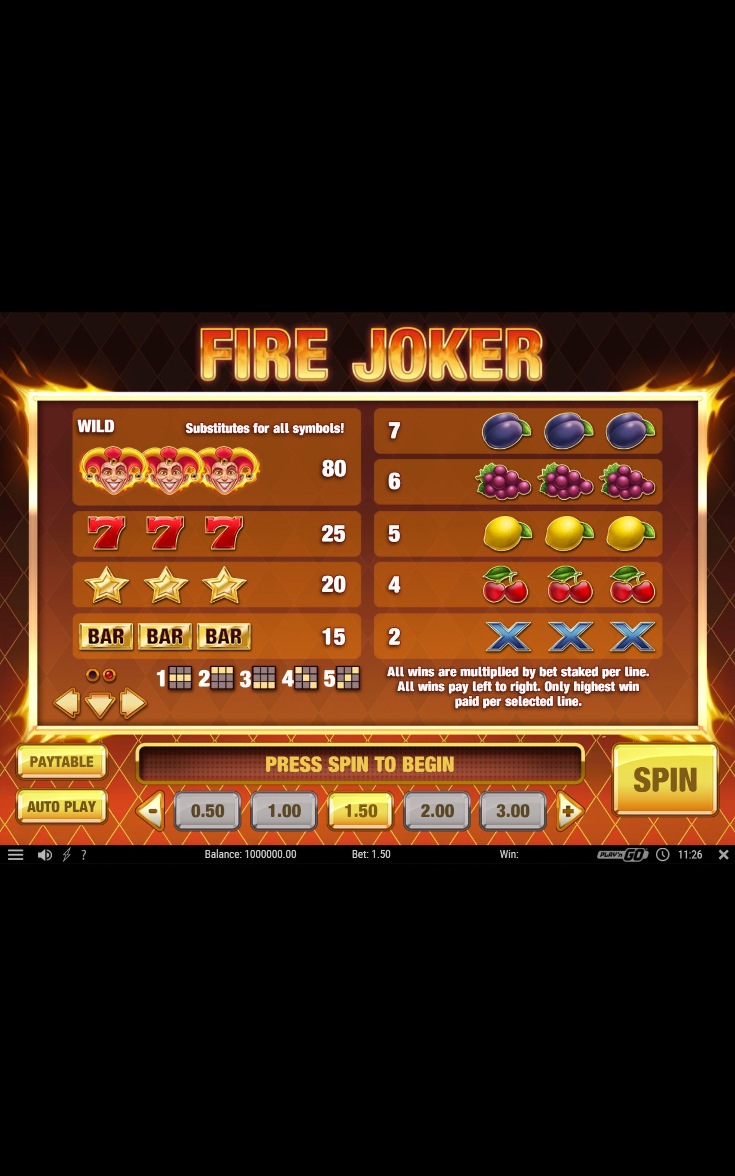 Fire Joker 1.0 Screenshot 16