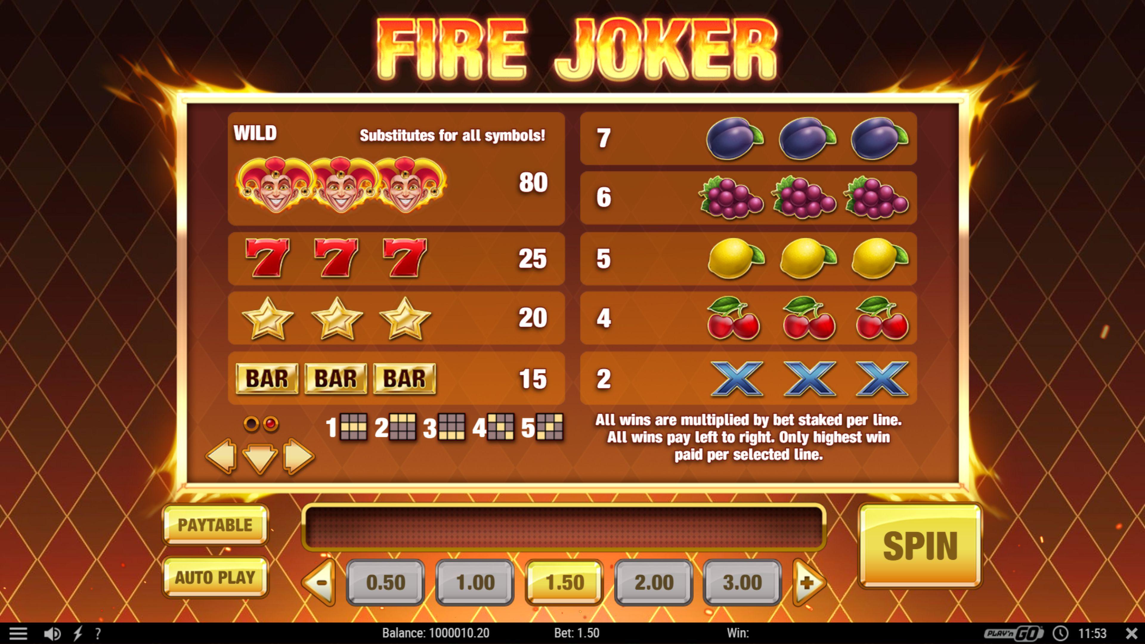 Fire Joker 1.0 Screenshot 4