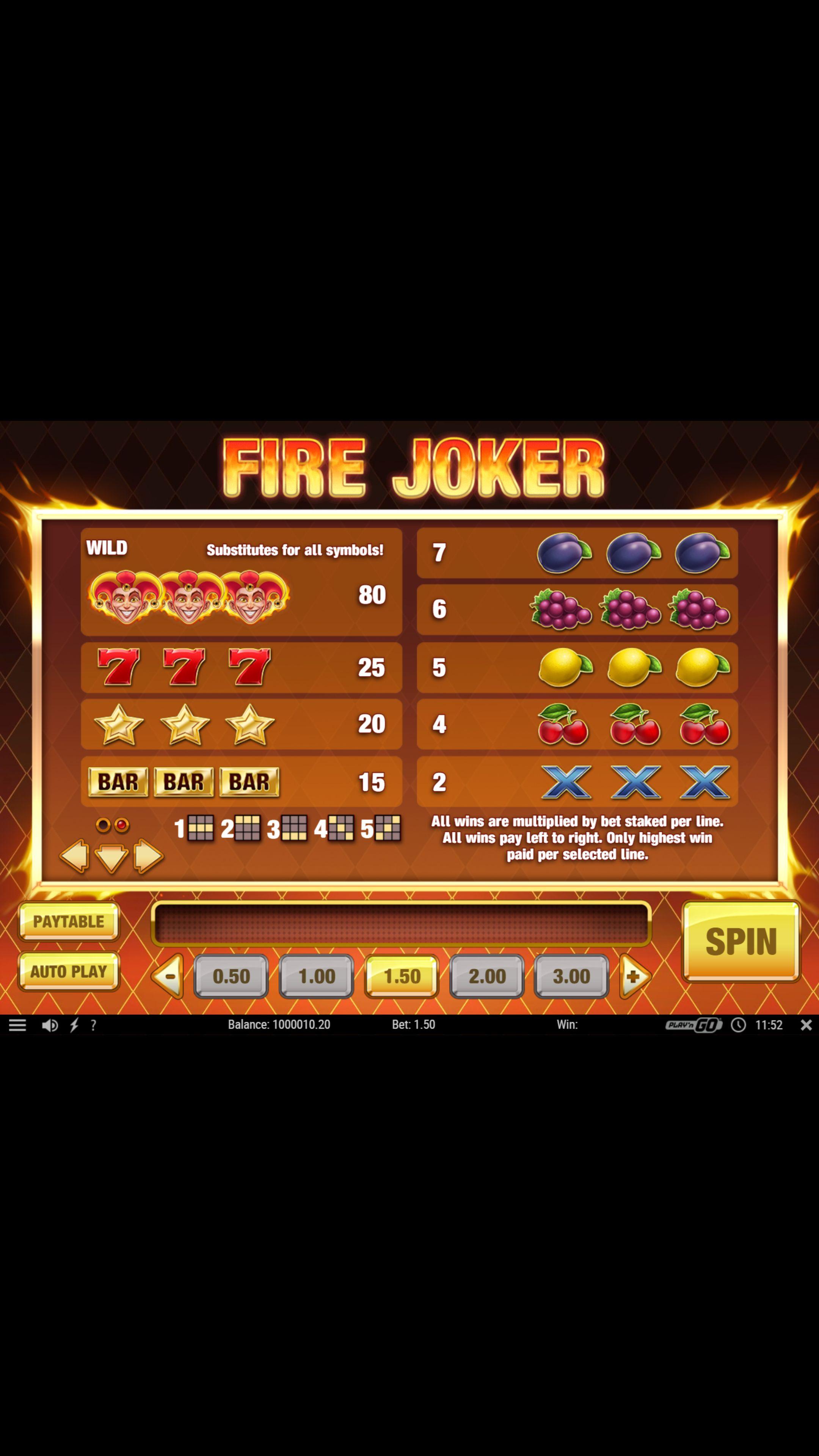 Fire Joker 1.0 Screenshot 8