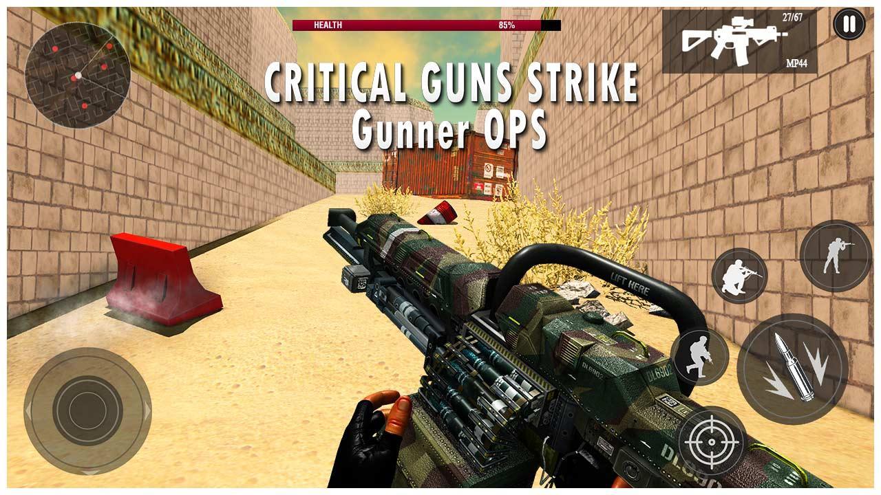 Critical Guns Strike Gunner OPS: Shooting Duty 1.0.1 Screenshot 14