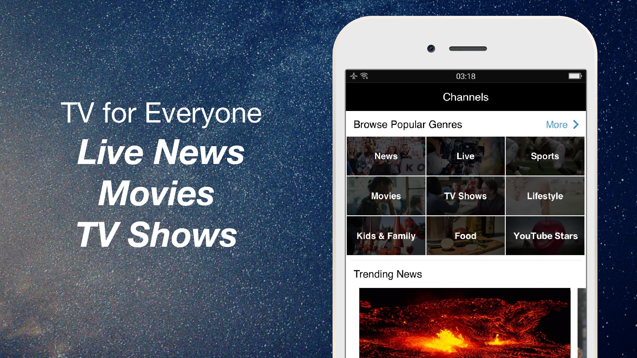 FREECABLE TV App: Free TV Shows, Free Movies, News 8.70 Screenshot 3