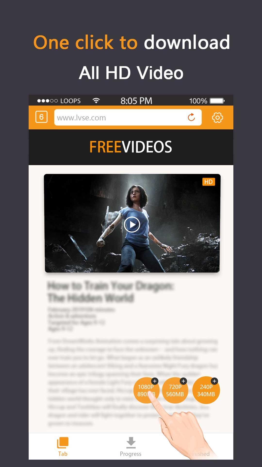Free video downloader 2.0.4 Screenshot 2