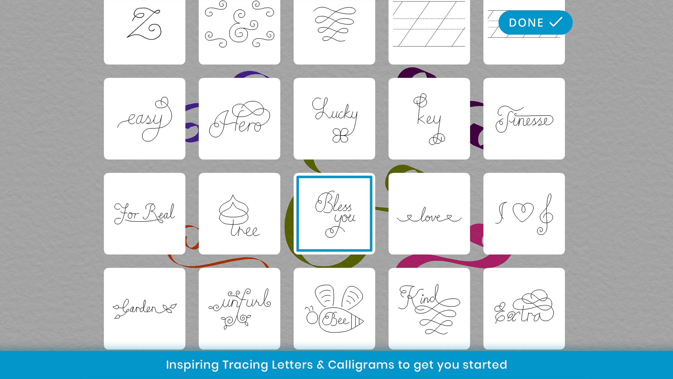 Flourish Calligraphy Lettering Craft 1.0.9 Screenshot 10