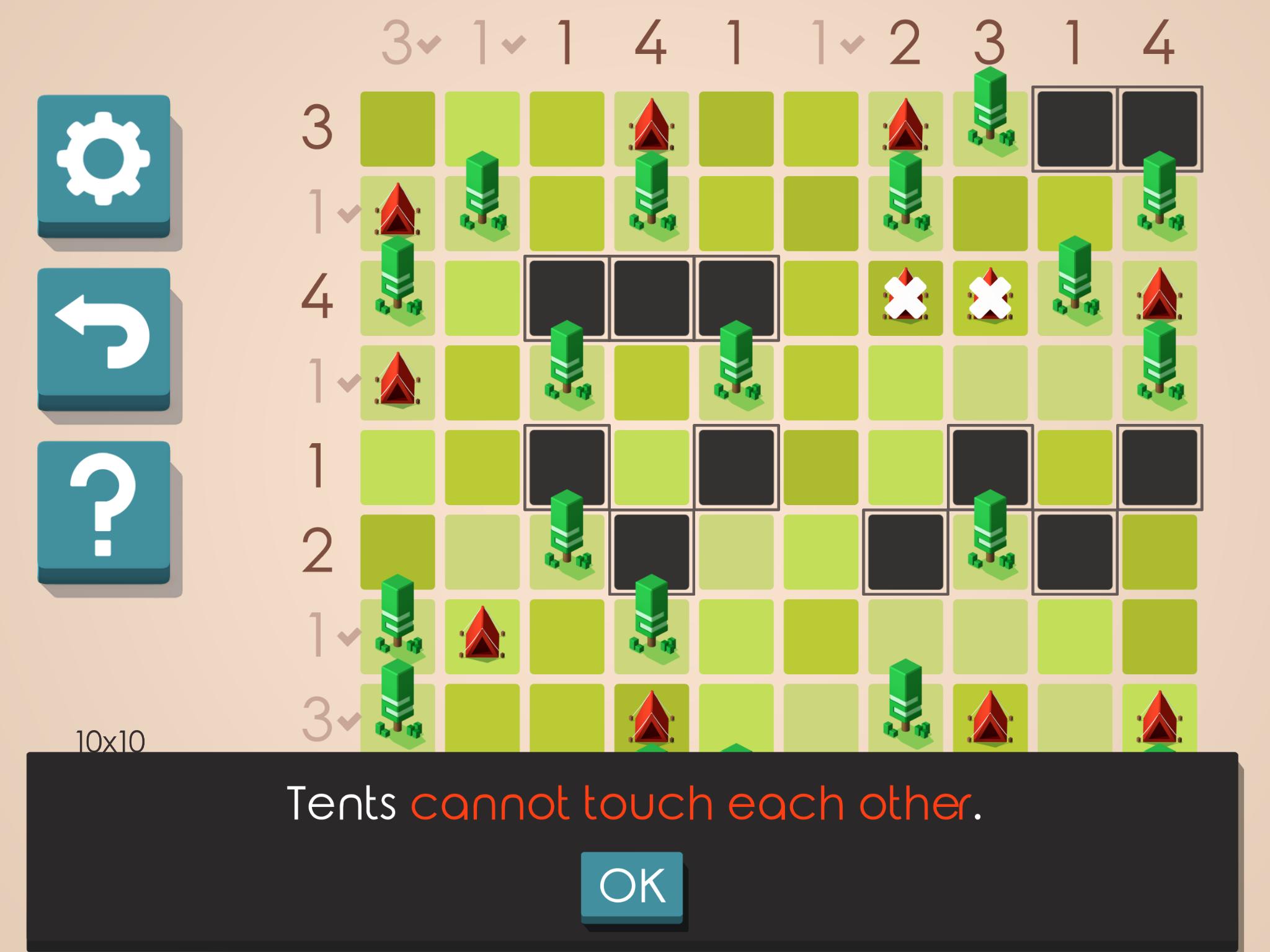 Tents and Trees Puzzles 1.6.12 Screenshot 10