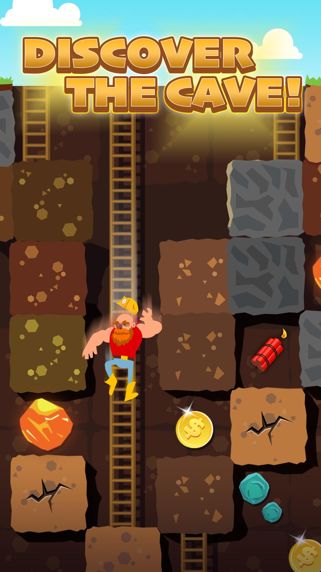 Gold Digger FRVR Mine Puzzle 1.9.5 Screenshot 1
