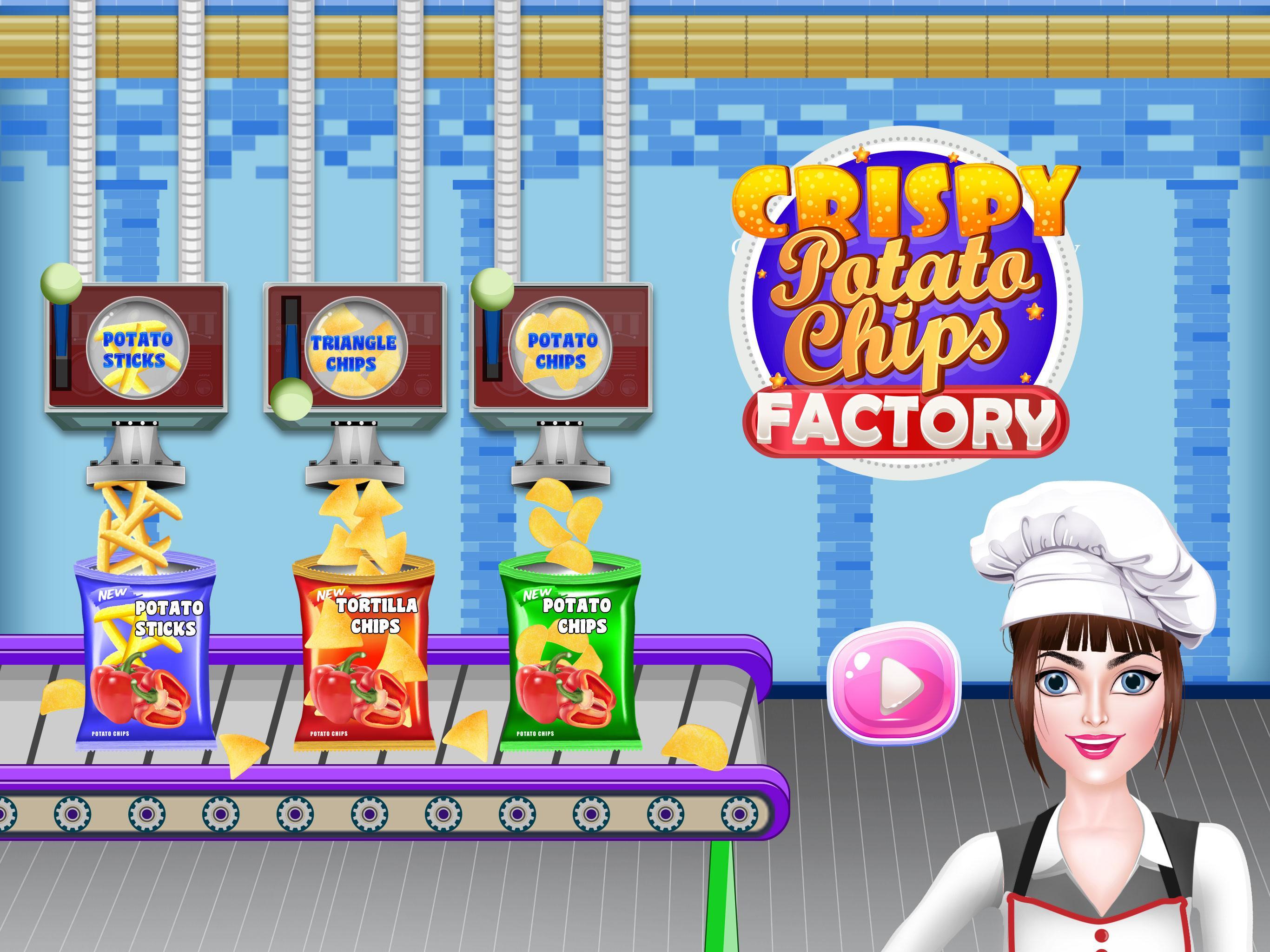 Crispy Potato Chips Factory Snacks Maker Games 1.0.9 Screenshot 1