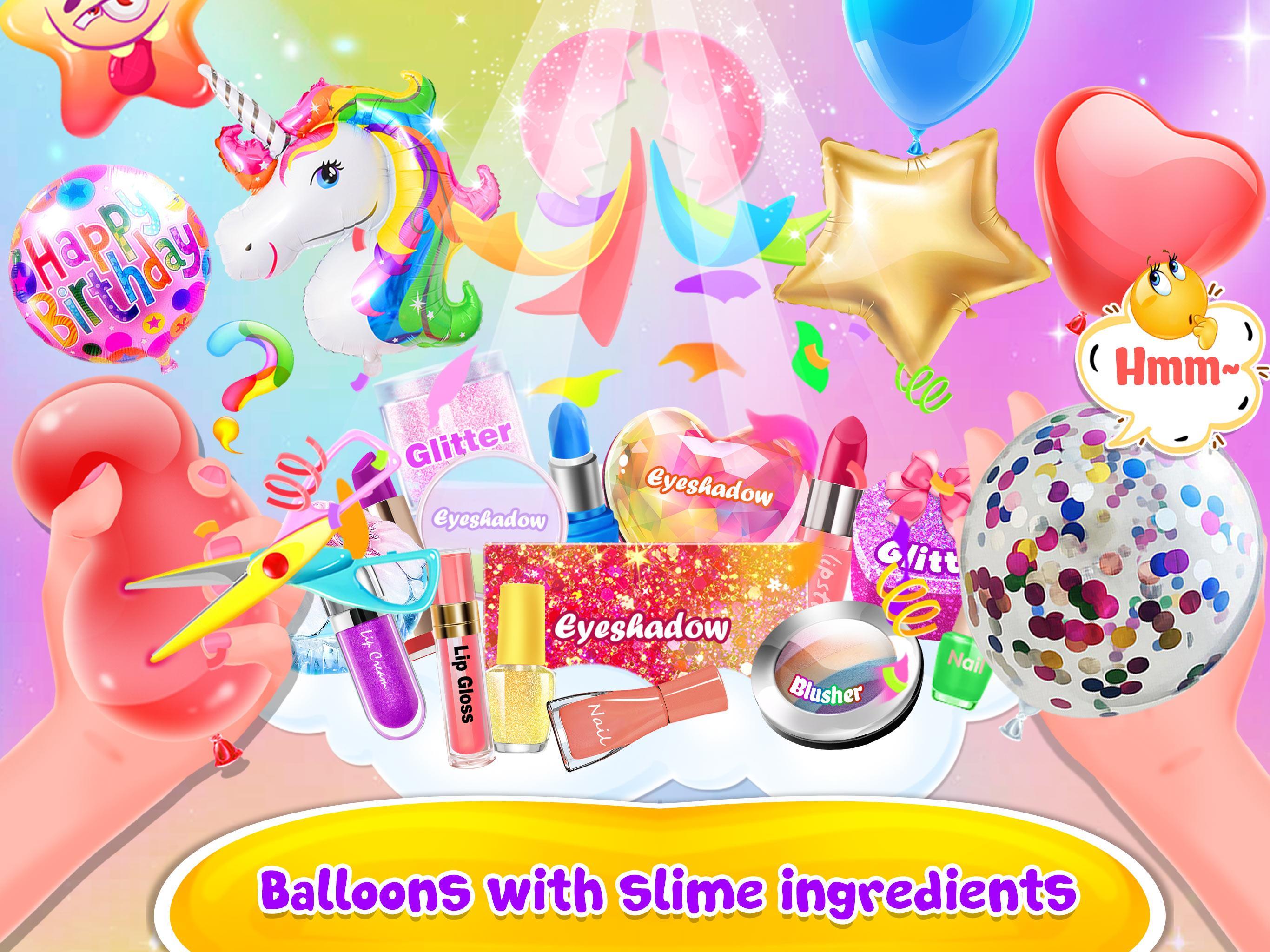 Bubble Balloon Makeup Slime  - Slime Simulator 1.2 Screenshot 10