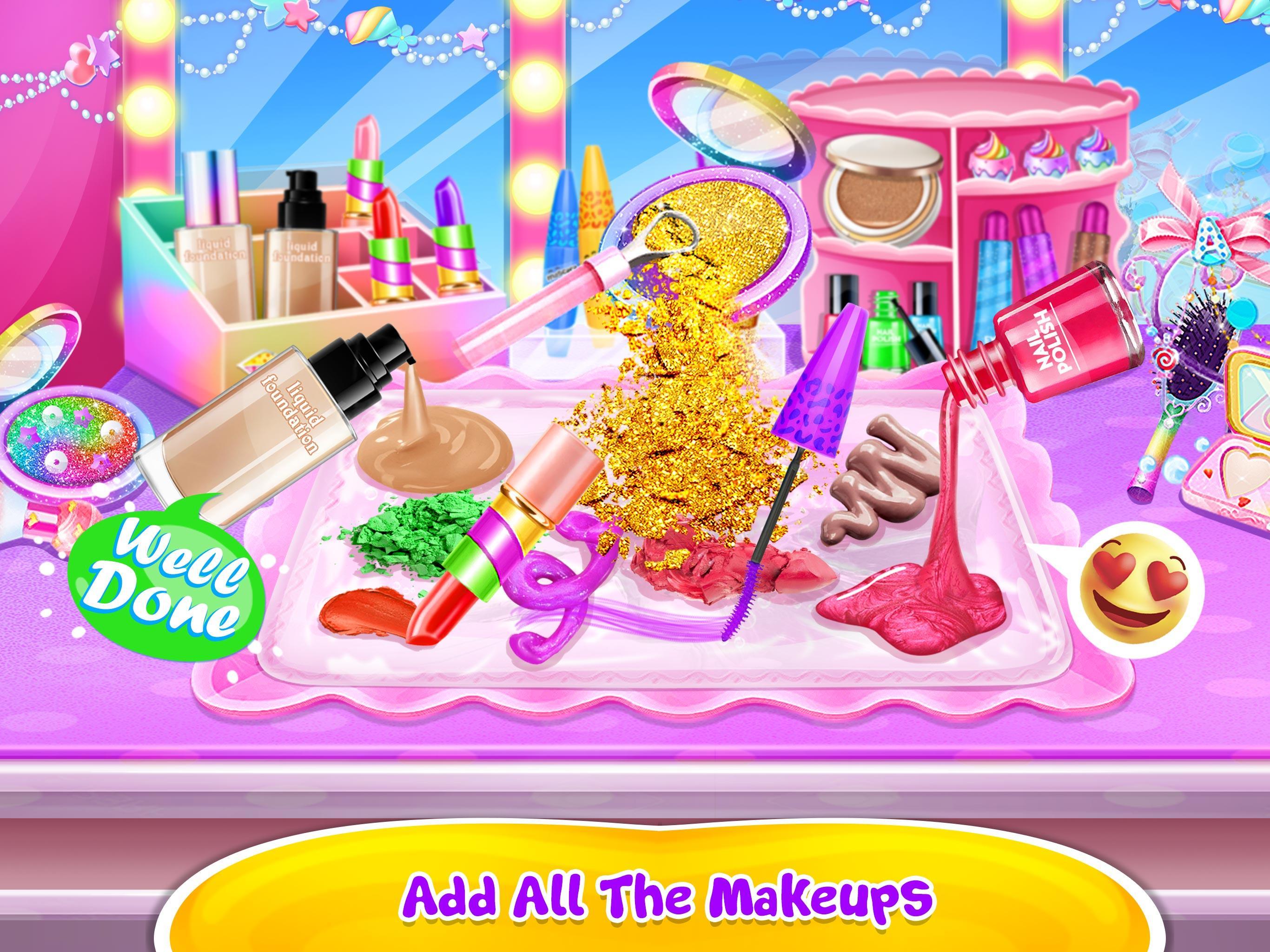 Make-up Slime - Girls Trendy Glitter Slime 1.8 Screenshot 1