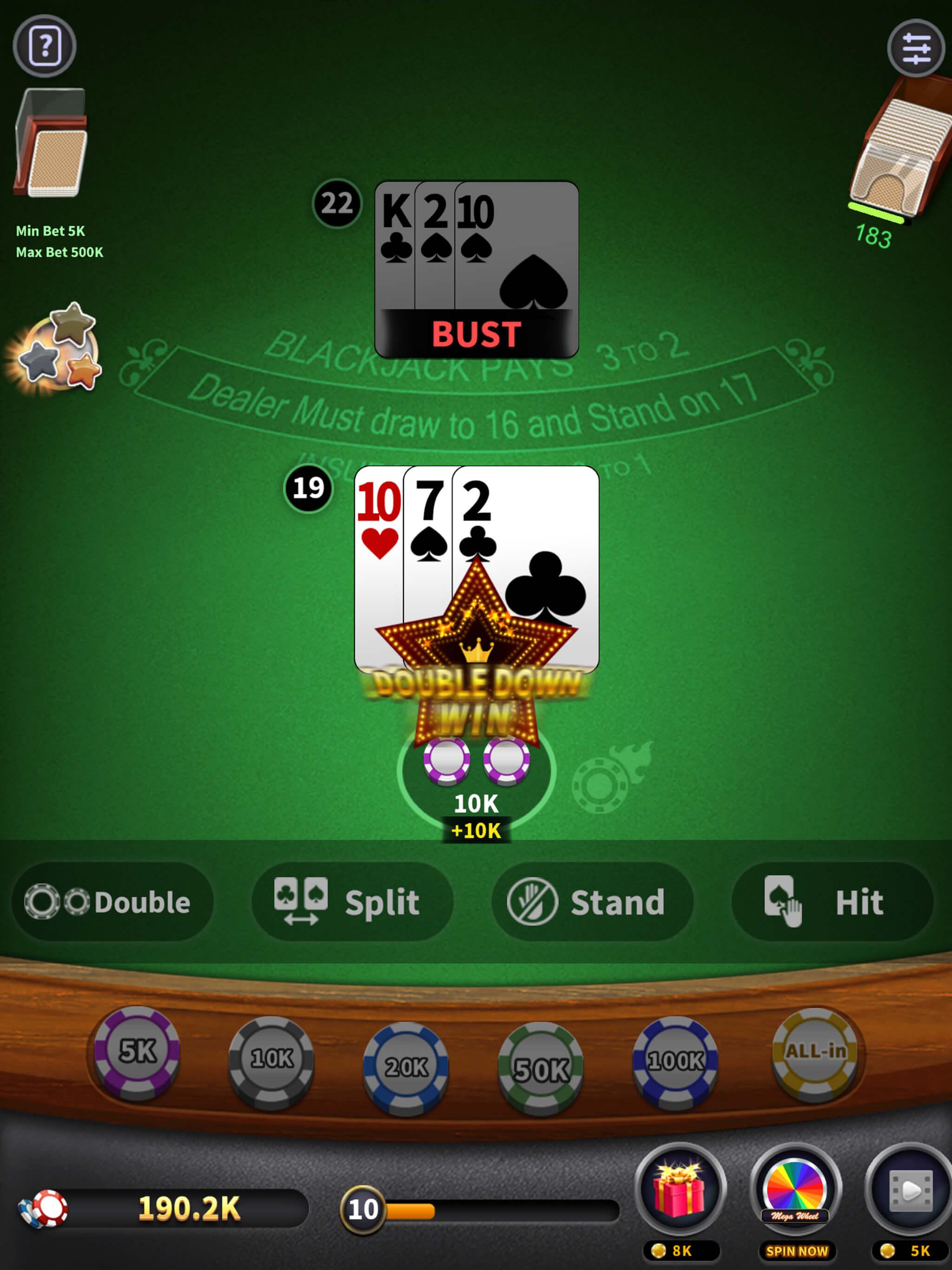 BlackJack 21 - blackjack free offline games 1.5.2 Screenshot 12