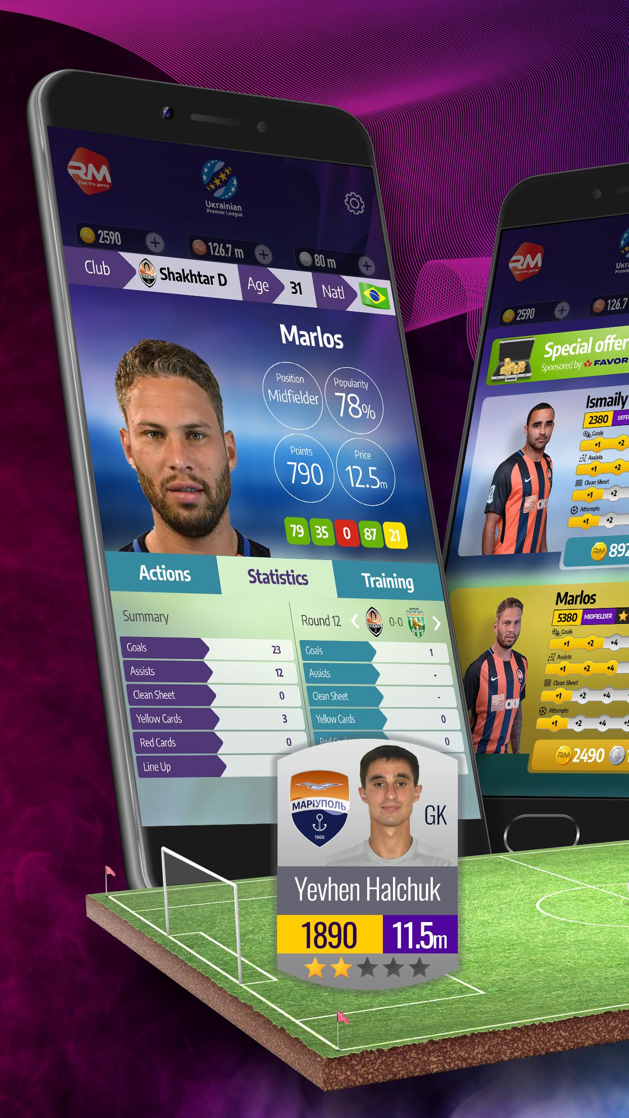 Real Manager Fantasy Soccer at another level 1.2.6 Screenshot 1