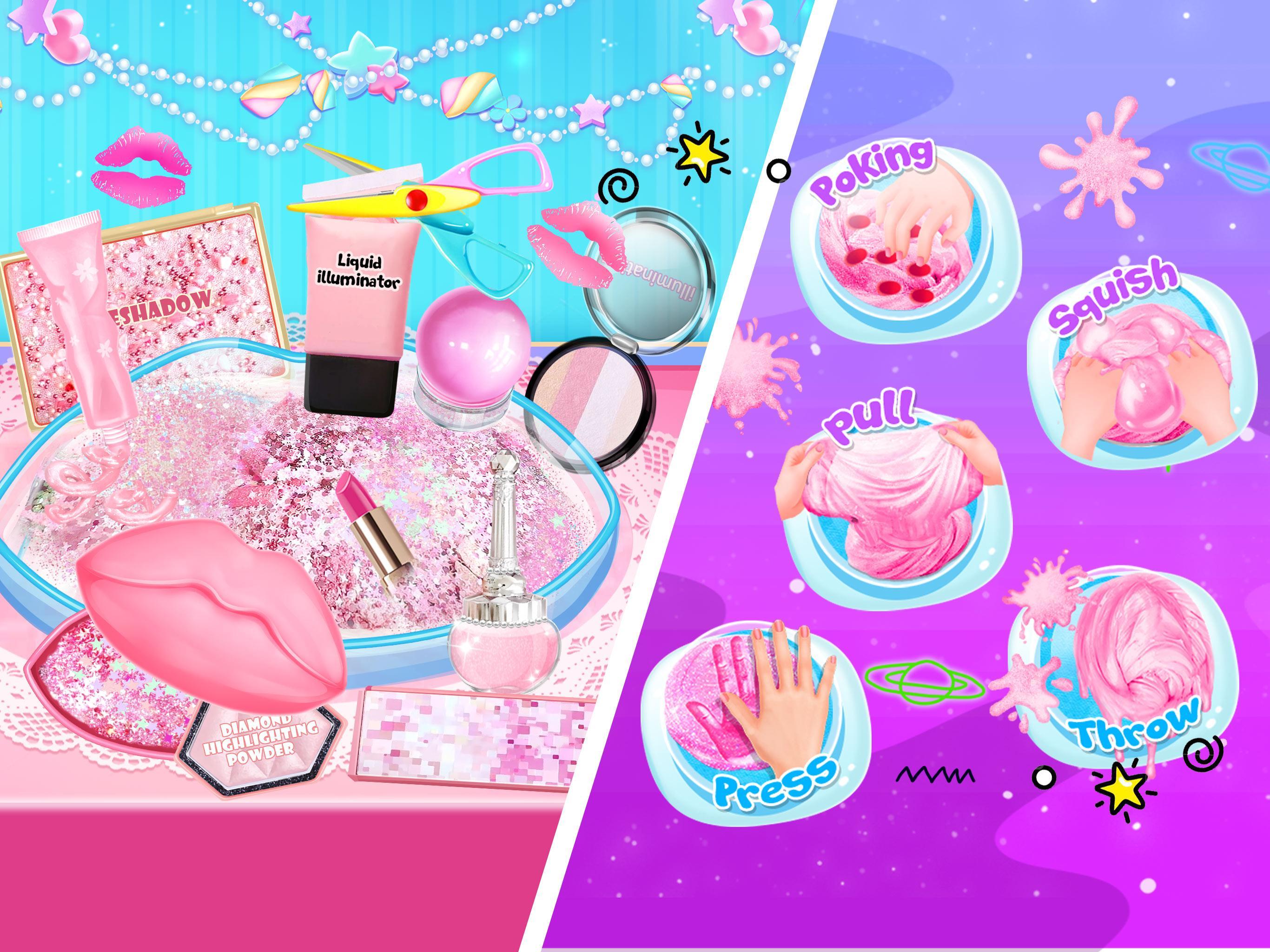 Pink Lipstick Makeup Slime 1.2 Screenshot 10