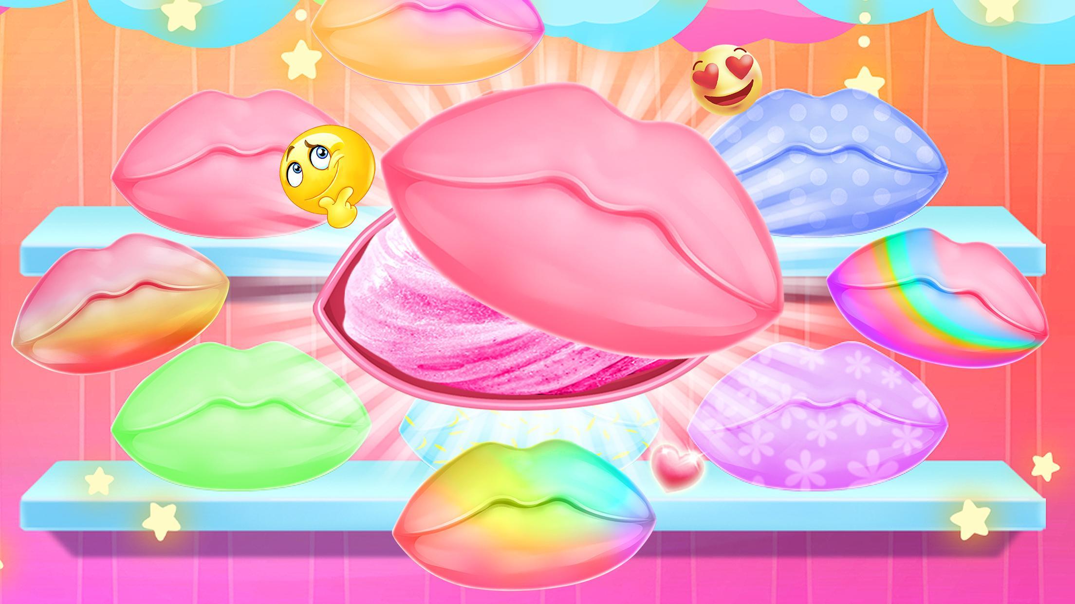 Pink Lipstick Makeup Slime 1.2 Screenshot 4