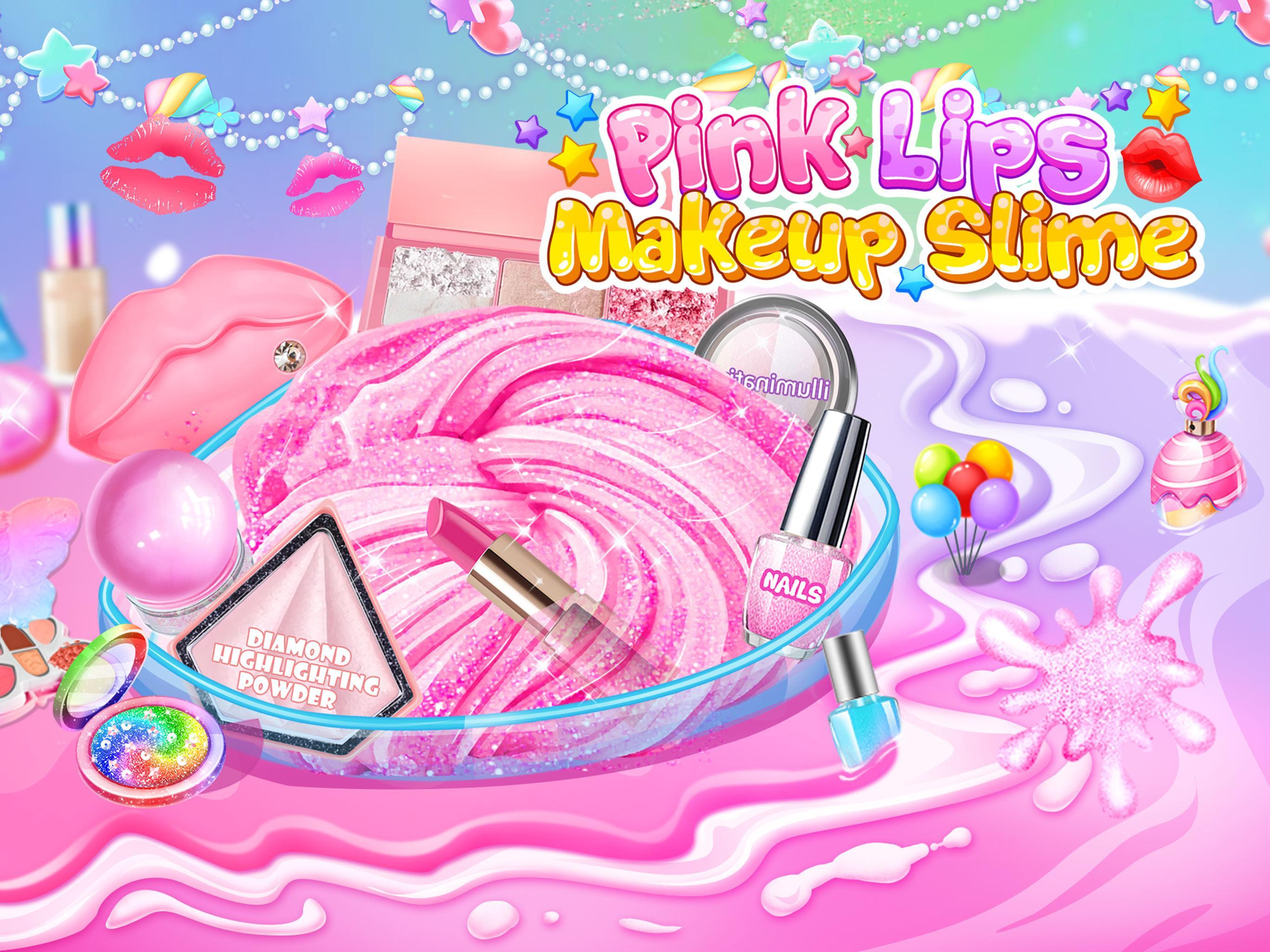 Pink Lipstick Makeup Slime 1.2 Screenshot 5