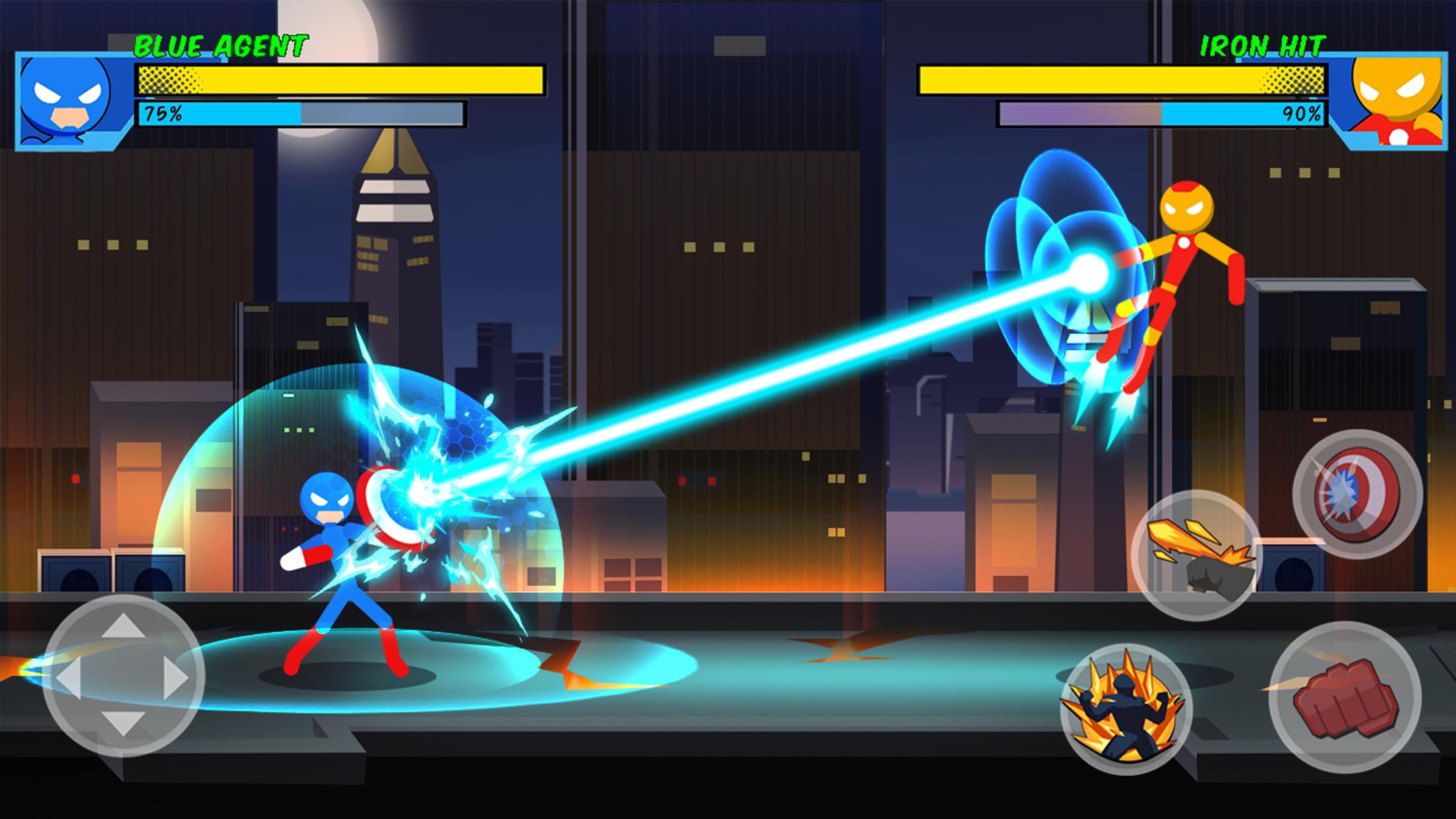 Stick Super Hero - The stickman shadow fight 1.0.8 Screenshot 1